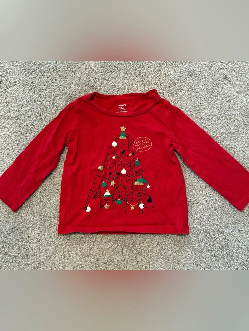 Carter’s Baby Boy 18M Christmas Winter Clothing Bundle 5 Pc
